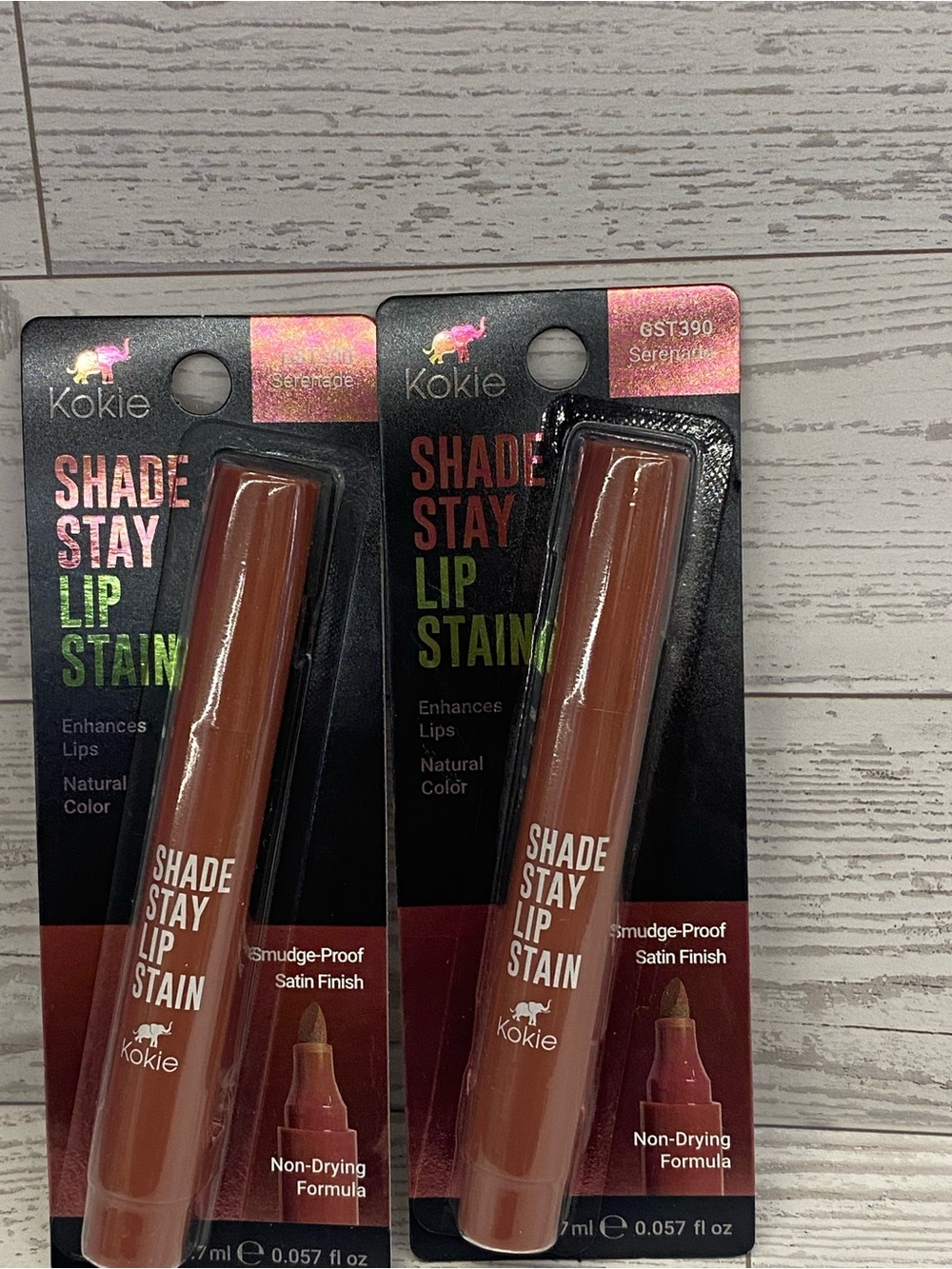 Kokie cosmetics lip stain serenade 2 pack